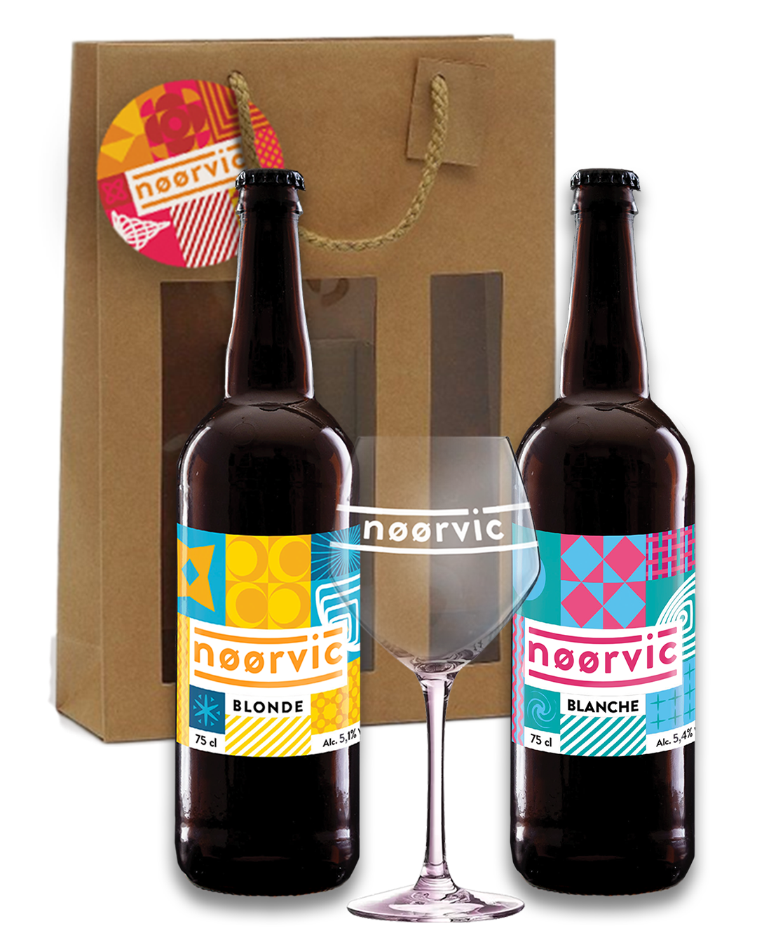Tripack 1 Blonde 1 Blanche 1 Verre Nøørvic