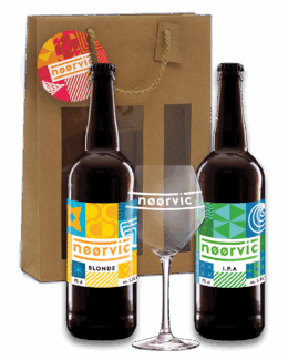 Tripack 1 Blonde 1 IPA 1 Verre Nøørvic