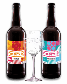 Tripack 1 Triple 1 Blanche 1 Verre Nøørvic