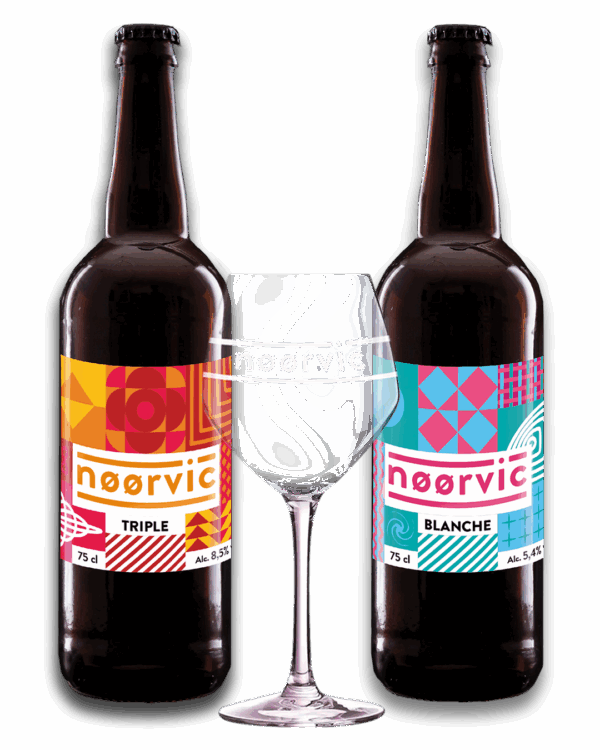 Tripack 1 Triple 1 Blanche 1 Verre Nøørvic